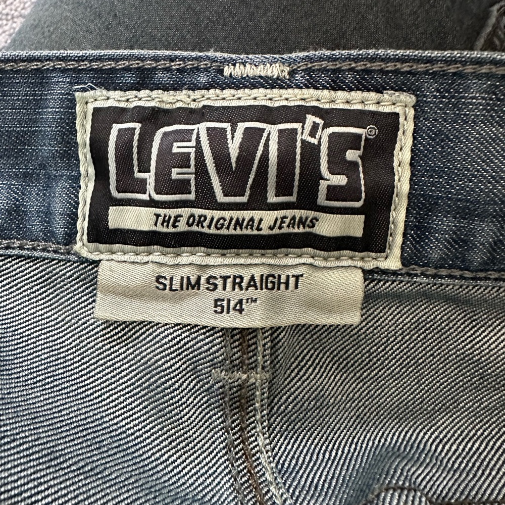 Levi's Slim Straight 514 Jeans in Light Blue Denim